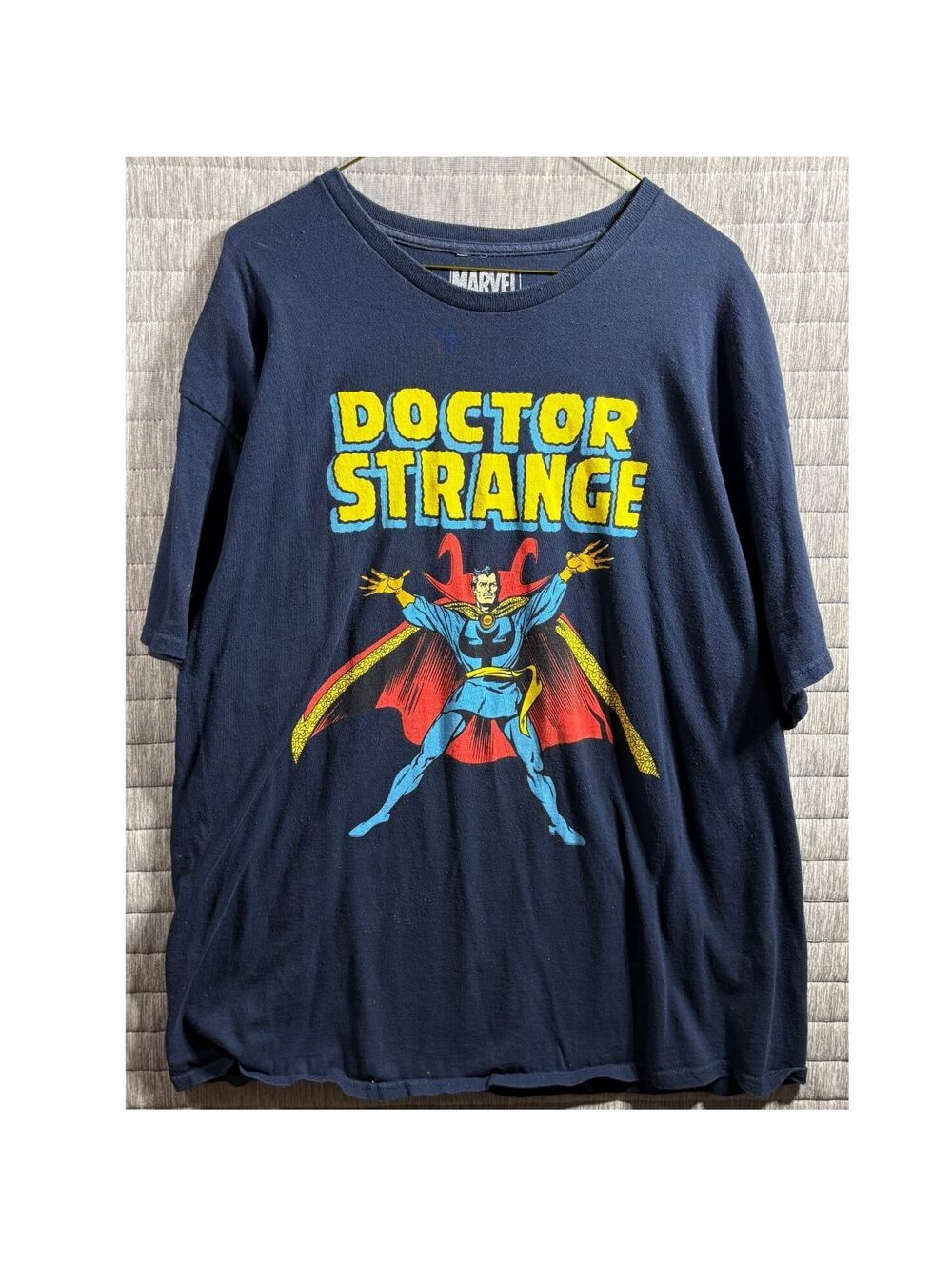 Marvel Doctor Strange Graphic T-Shirt Size 2X Navy Blue Cotton